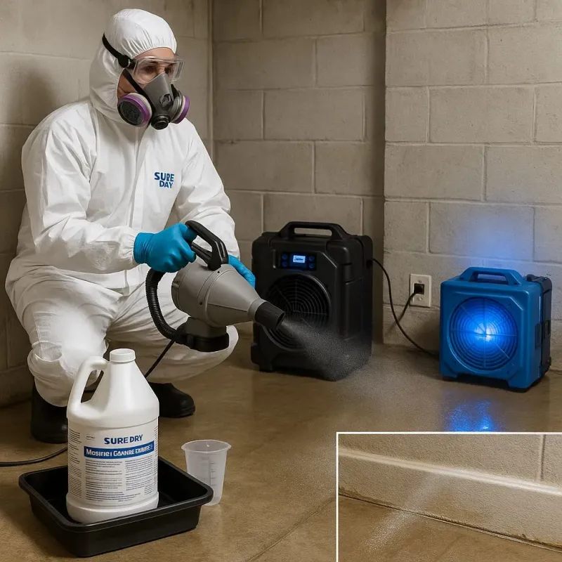 Sanitization and Odor Removal process in Olean, NY